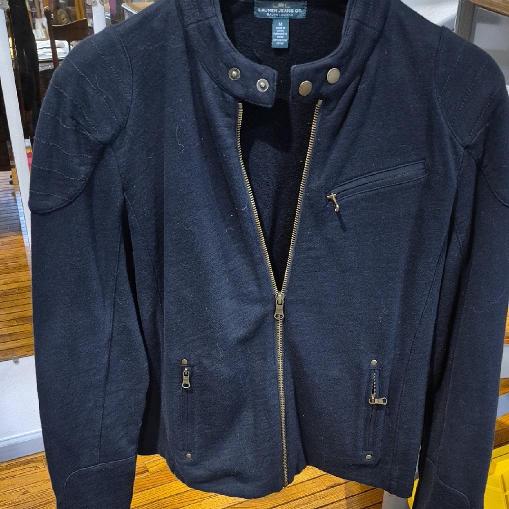 Lauren Ralph Lauren Women's Navy Bomber Jacket